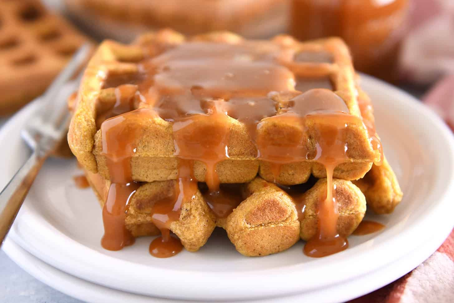 Vanilla Caramel Waffle